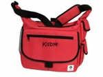 Pusletaske med navn, r�d